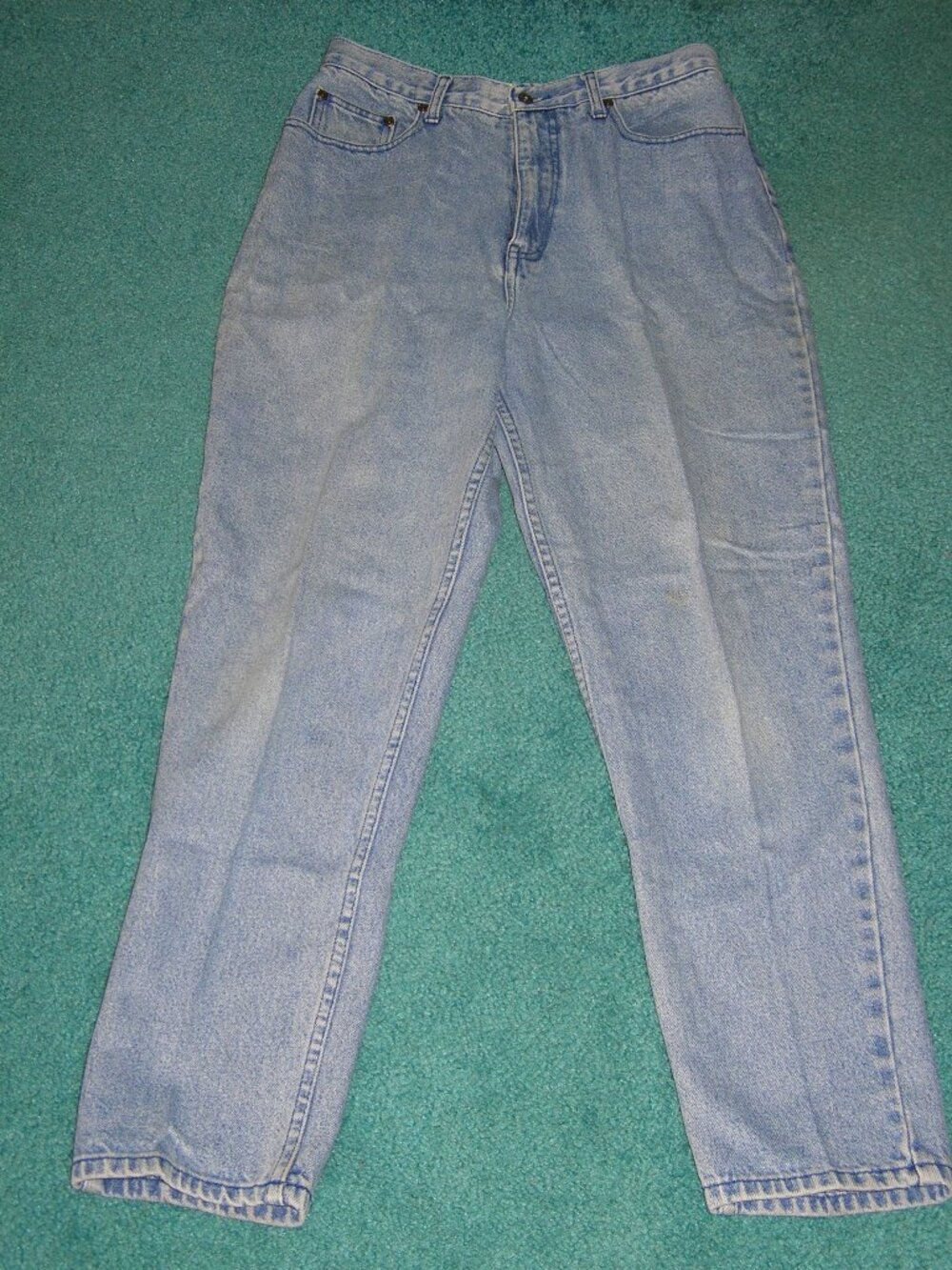 Women's L. A. Blues Denim Jeans Size 14 Average Medium Blue 100% Cotton New 14